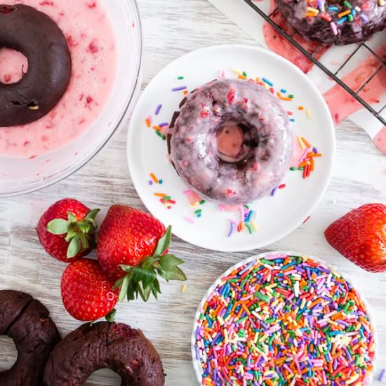 Baked Chocolate Donuts