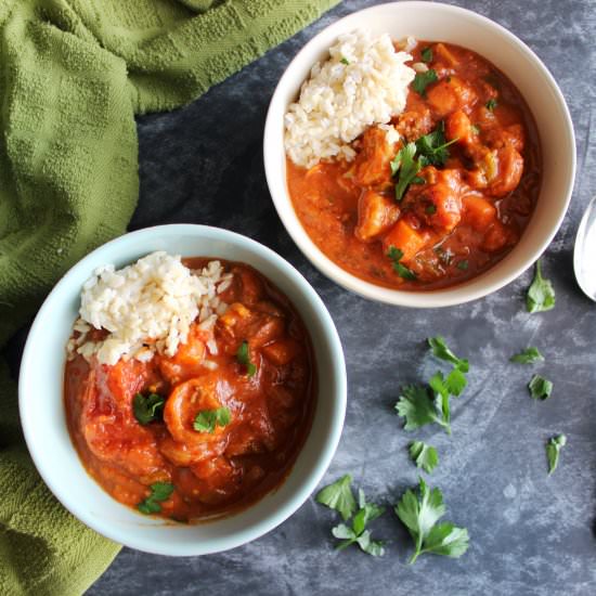 Old Bay Creole Shrimp