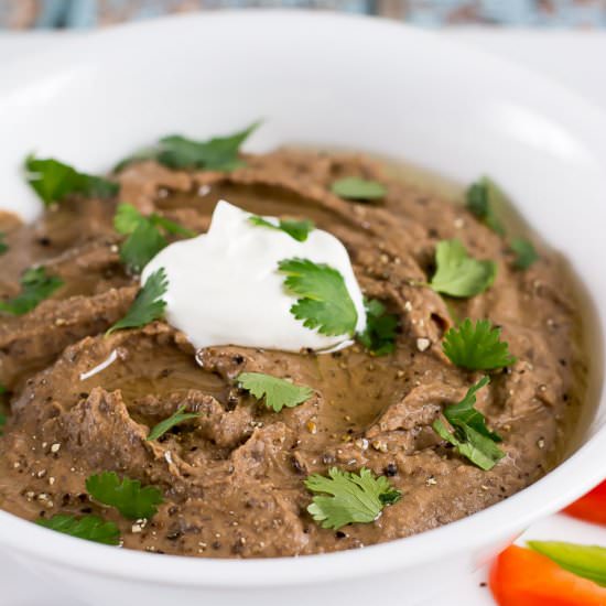 Southwest Black Bean Hummus