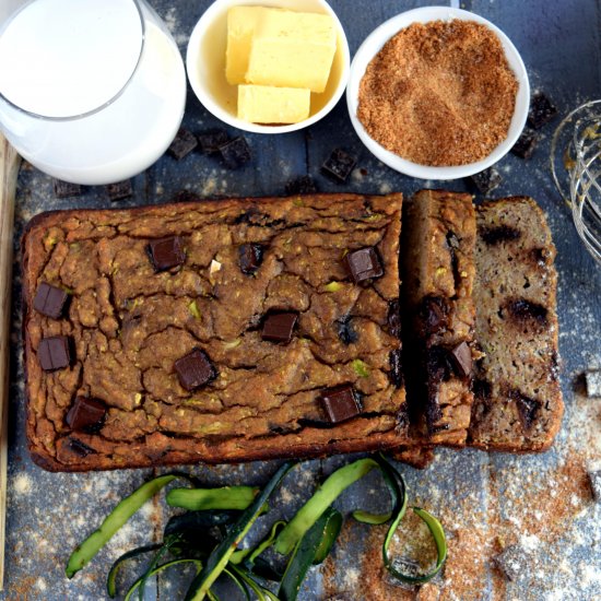 Chocolate Chunk Zucchini Bread