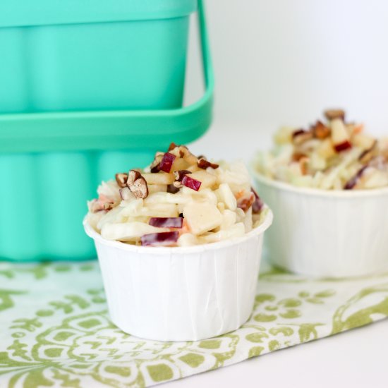 Apple Pecan Coleslaw