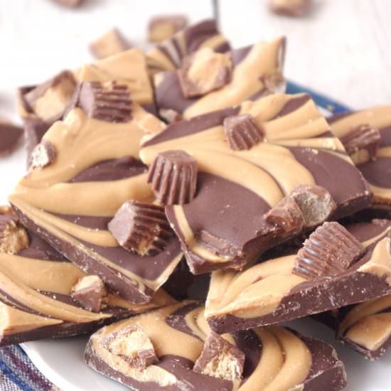 Peanut Butter Cup Bark