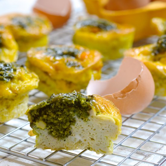 Pesto Egg Muffins