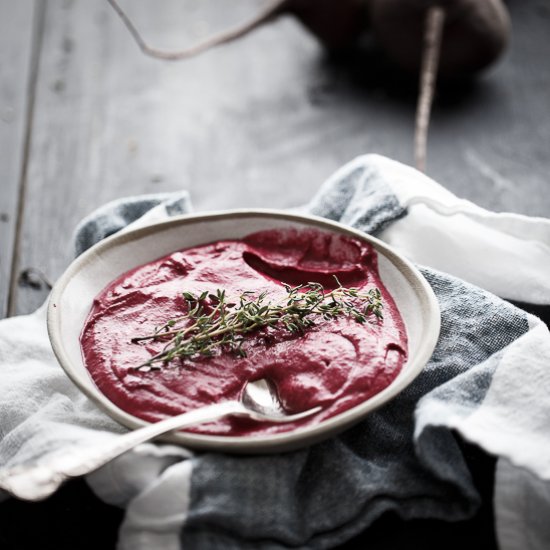 Roast Beetroot Chevre Dip