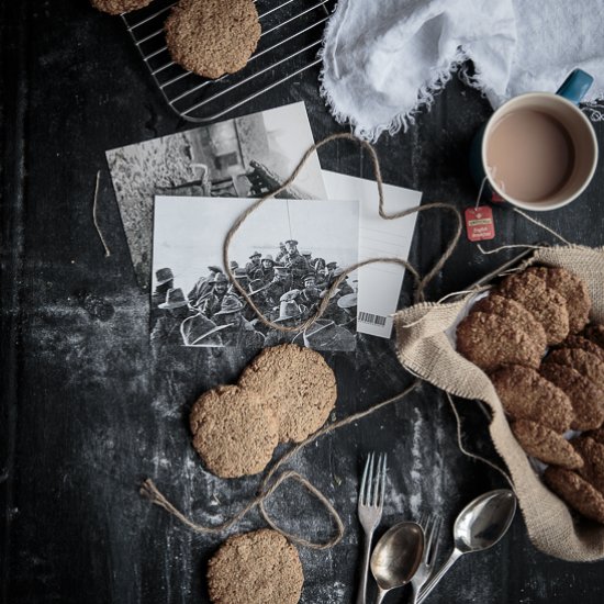 Healthy Anzac Biscuits