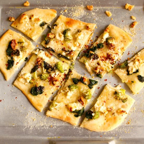 Spinach Ricotta Pizza Recipe