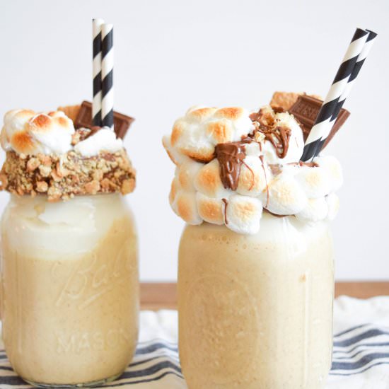 The Perfect Boozy S’more Milkshake