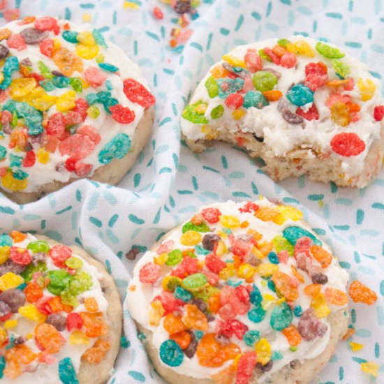 Fruity Pebbles Cookies