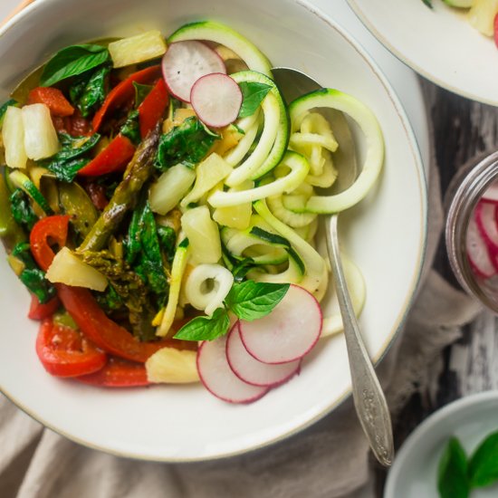 Vegan Green Coconut Curry Bowls