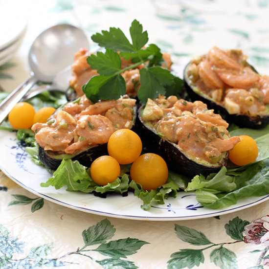 Shrimp Stuffed Avocado