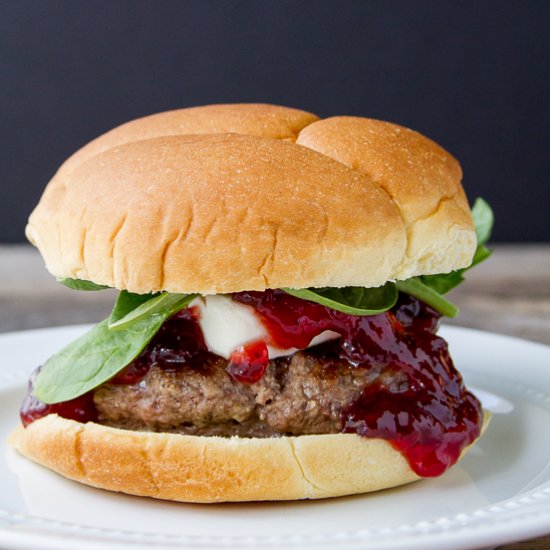 Strawberry Jam Cheeseburgers