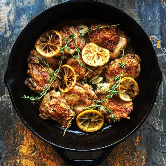 Crispy Chicken Thighs