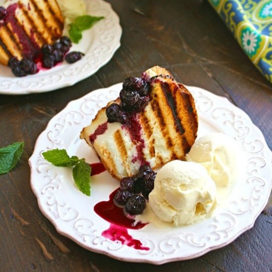 Grilled Angel Food Cake