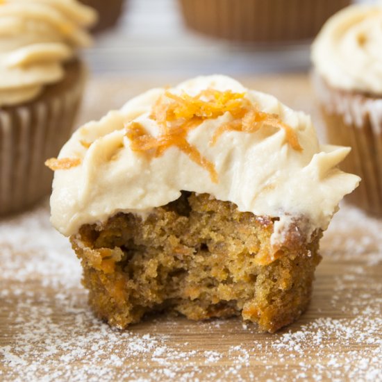 The Best Carrot Cupcakes