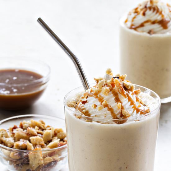 Salted Caramel Pretzel Milkshake