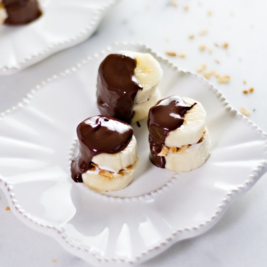 Healthy Banana S’mores Bites