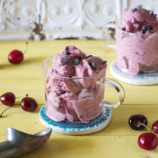 Cherry Garcia Soft-Serve