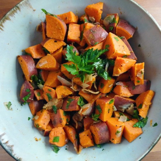 German Sweet Potato Salad