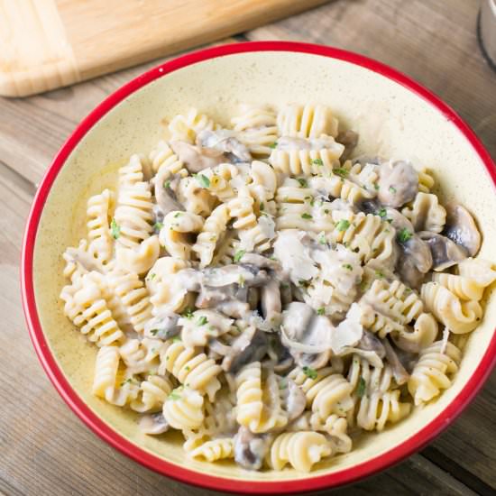 Cream of Mushroom Pasta