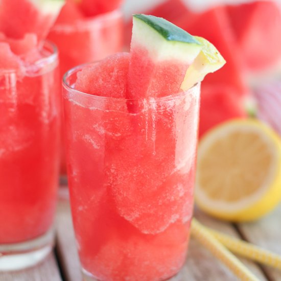 Watermelon Lemonade Slushies