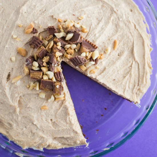 Vegan No-Bake Peanut Butter Pie