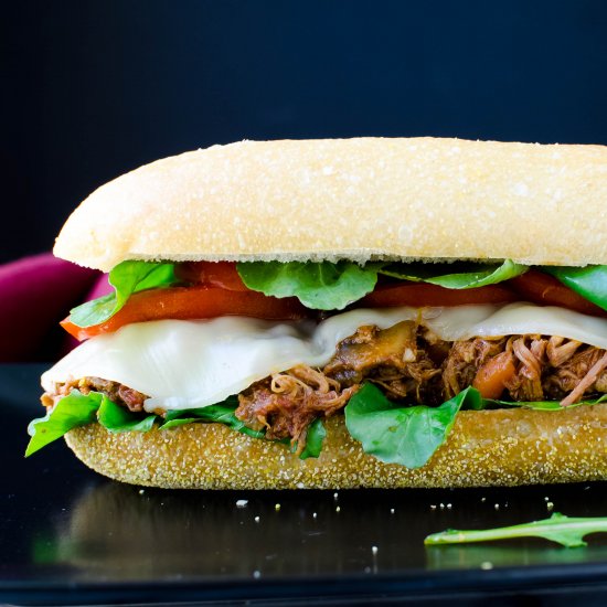 Italian Braised Pork Hoagie