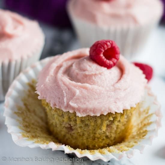 Raspberry Ripple Cupcakes