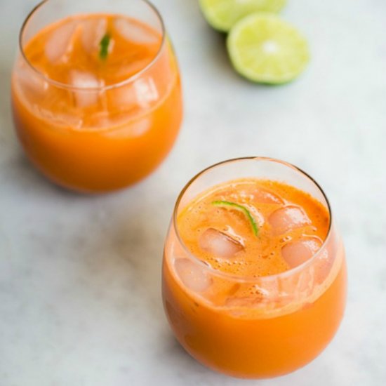 Carrot, Apple and Cucumber Juice