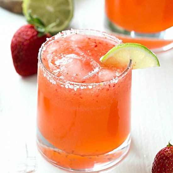 Strawberry Limeade Margaritas