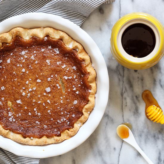 Lavender Salty Honey Pie