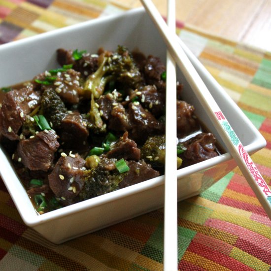 Crock Pot Korean Beef with Broccoli