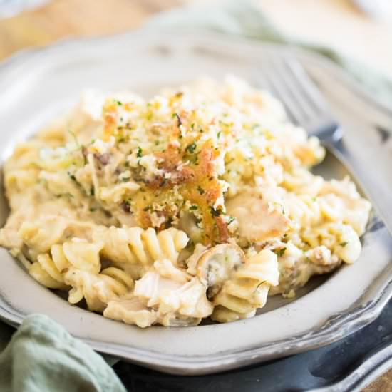 Three Cheese Chicken Baked Rotini