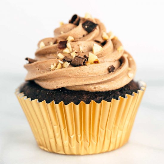 Ferrero Rocher Inspired Cupcakes