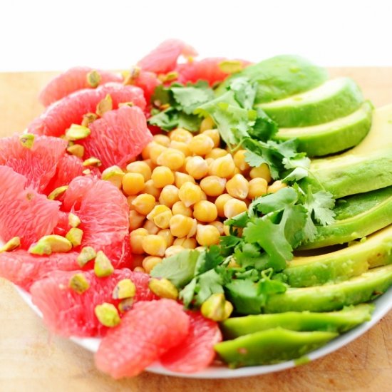 Chickpea, Avocado and Grapefruit