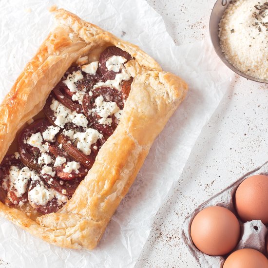 Tomato and Goat Cheese Tart