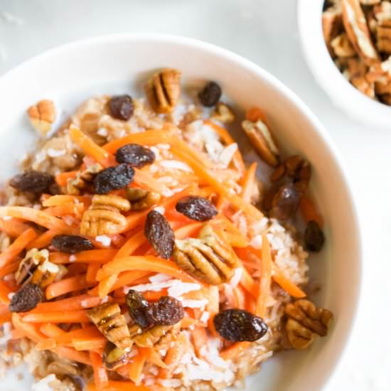 Carrot Cake Oatmeal