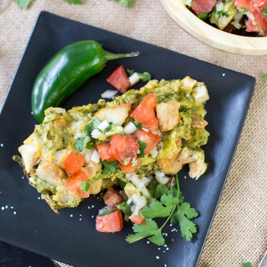 Chicken Enchiladas with Green Sauce