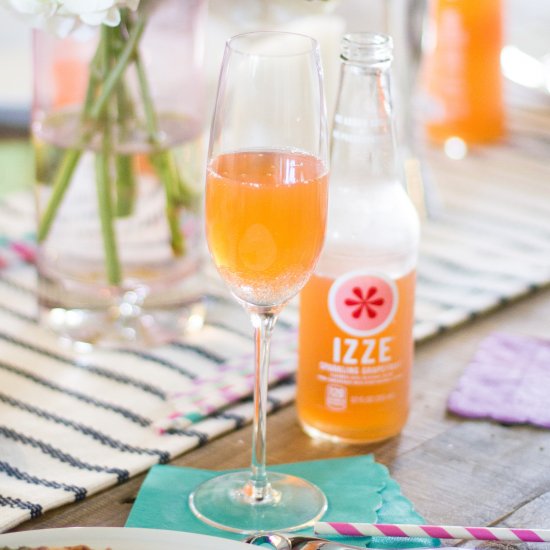 Sparkling Grapefruit Mimosa