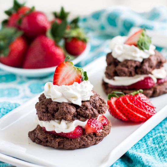 Chocolate Strawberry Shortcakes