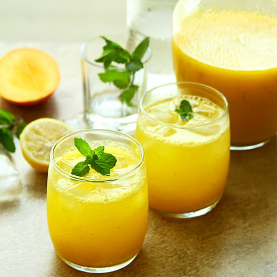 Sparkling Mango Mint Lemonade