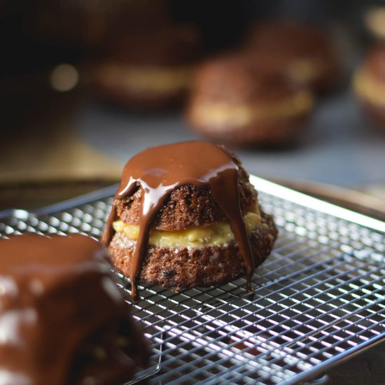 German Chocolate Cake Ding-Dongs