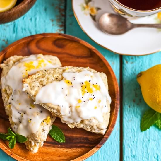 Lemon Poppyseed Scones