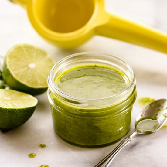 Spicy Jalapeno Lime Vinaigrette