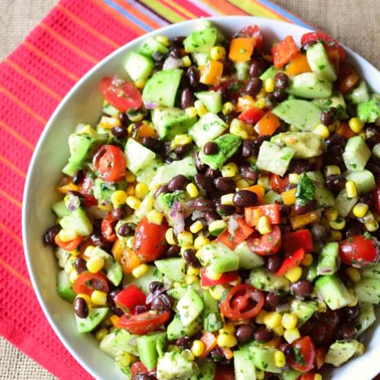 Colorful Avocado Salad