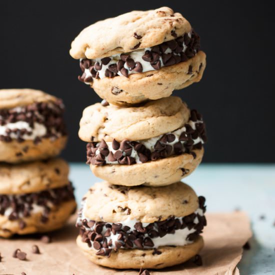 Ice Cream Cookie Sandwiches