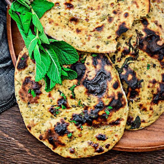 Mint Coriander Tandoori Roti