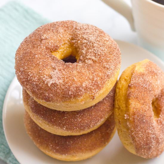 Whole Wheat Cinnamon Sugar Donuts