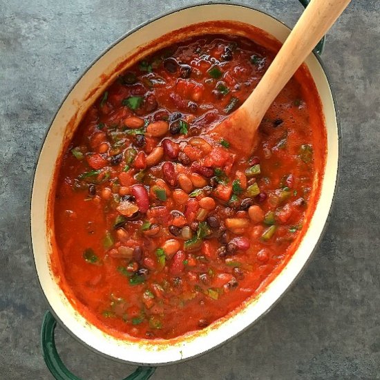 Easy Vegetarian Chili