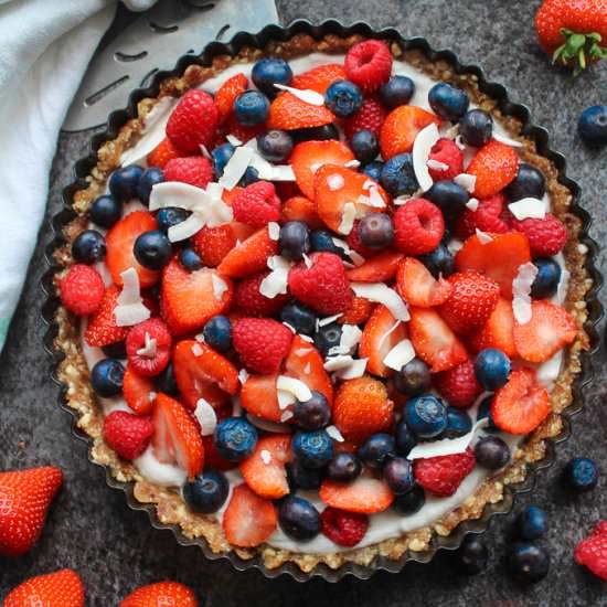 Mixed Berry & Whipped Coconut Pie