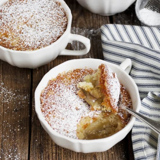 Rhubarb Pudding Cakes